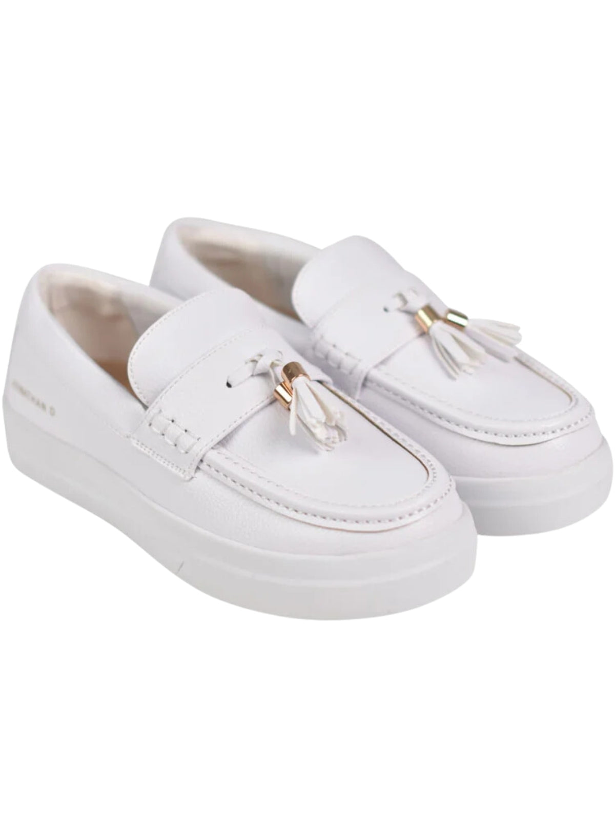 Jd Shoes Tassle White